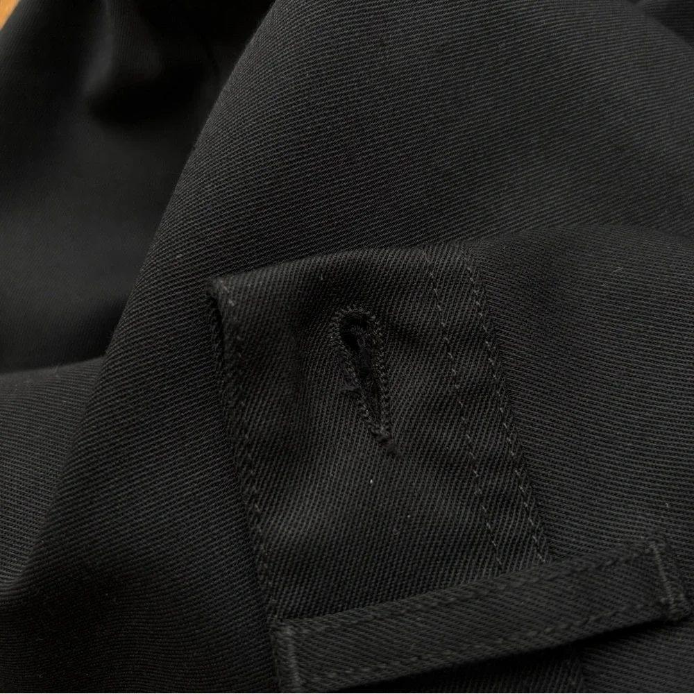 MM6 Maison Martin Margiela Black Short Suit Trousers Black Wide-Leg Culottes - Picture 10 of 14